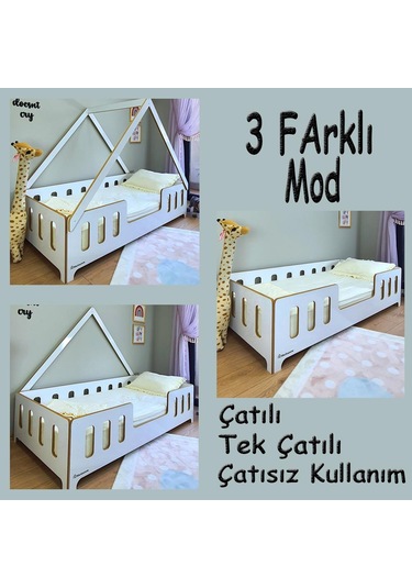 Markaawm Markaawm Montessori Yatak Çocuk Karyola David