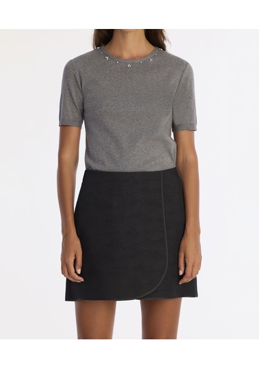 Yargıcı A Form Düşük Bel Etek 25kket4033x 001 Siyah