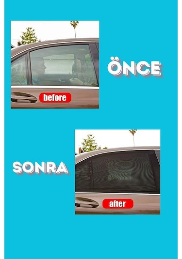 Toyota Camry 1982 - 1991 Sedan Uyumlu Yan Cam Güneşliği Ön Veya