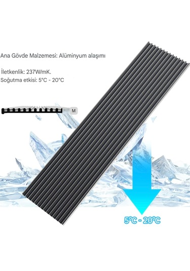M.2 2280 Ssd Nvme Soğutucu Alüminyum Alaşım Isı Emici Termal Pad