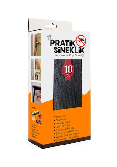 Tt Pratik Sineklik Fransız Balkon Kapı Sinekliği 80 X 220 Cm