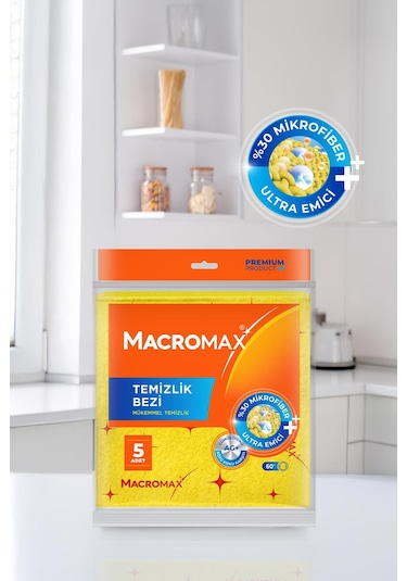 Macromax Temizlik Bezi 5'li Diğer
