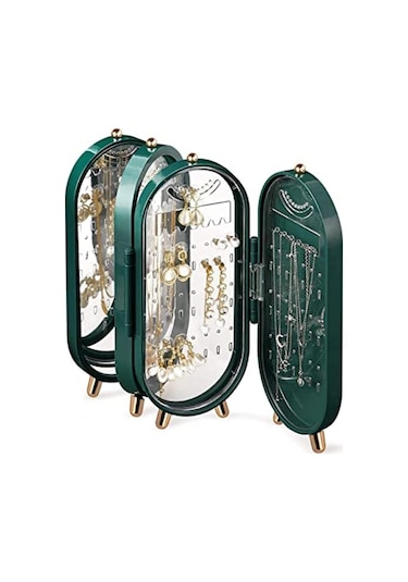 Chavin Yeşil Küpe Kolye Standı Yeşil