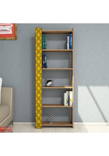 Variant Variant City Kitaplık - Ceviz / Sarı