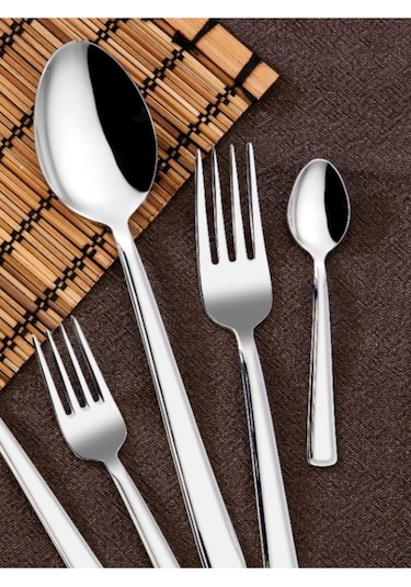 Cooker 60 Parça Milas Paslanmaz Çelik Çatal Kaşık Seti Ckr2185 Çelik
