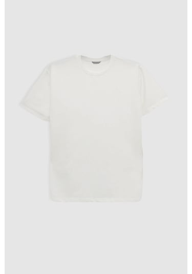 Twn Slim Fit Ekru Baskılı T-shirt 4ec14ort12025 Ekru