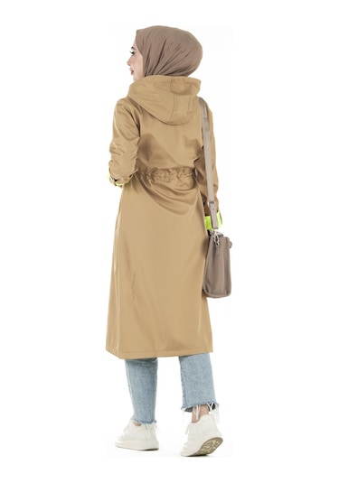 Sevitli Neon Trençkot-camel-2446-camel Camel