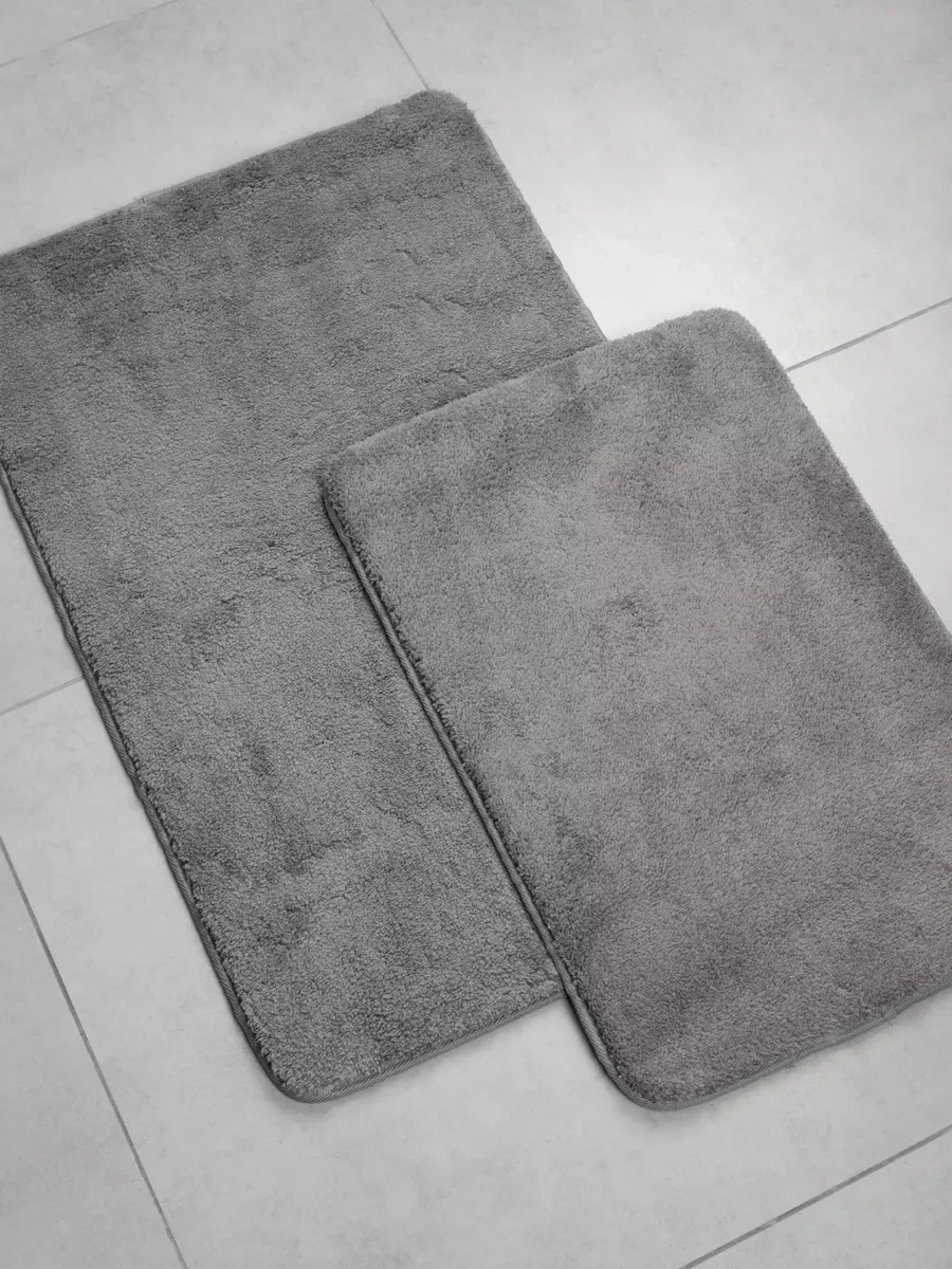 Bauheım Banyo Ve Tuvalet Kaydırmaz Paspas Seti 2 Adet 228513162 Gri