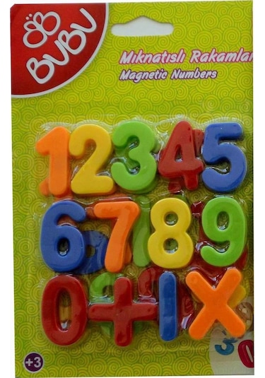 Bu-bu 00083 Mıknatıslı Rakam 25 Parça