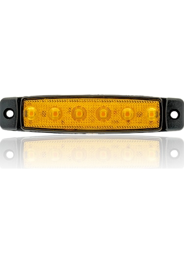 SANEL 6 LEDLİ SARI PARMAK LED LAMBA BASAMAK AYDINLATMA 12V