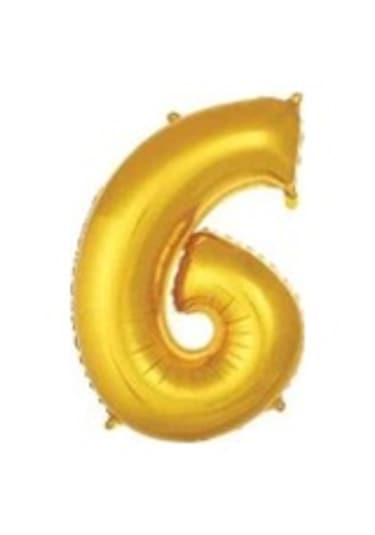6 Rakam Folyo Balon Altın