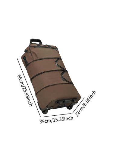 Suntek Duffel Çantası Dış Hava Spor Gezileri Için Kahverengi Kahverengi