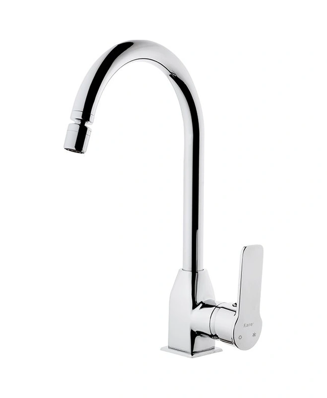 Uluel Döner Borulu Evye Bataryası Musluğu Çeşmesi Krom