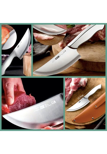 Omeniv 22.5cm Şef Bıçağı Kılıflı Et Balık Salata Outdoor