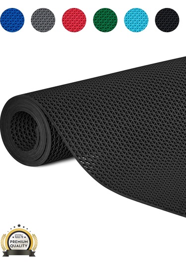 Kaydırmaz Siyah Yıldız Yolluk Paspas En:120cm