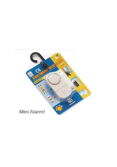 Büro Ev Ofis İçin 2 Adet Kapı Pencere Alarmı Seti Gri