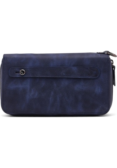 Erkek Deri Portföy Lacivert 115504 Lacivert
