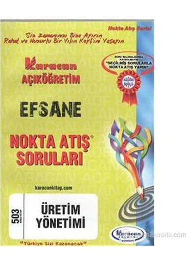 Karacan Aöf 2014 3.Sınıf Üretim Yönetimi