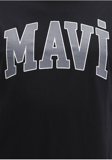 Mavi - Mavi Logo Baskılı Siyah Tişört 0611711-900 Siyah