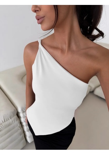 Zak.li Açıktan Sırtlı Şık Akşam Kıyafeti 298274376 Sütlü