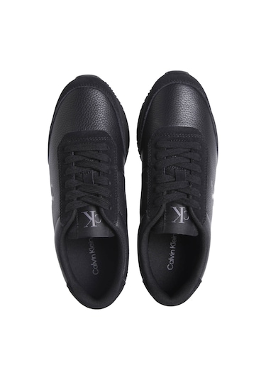 Calvin Klein Runner Laceup Low Mıx Mg Siyah Kadın Sneaker Siyah