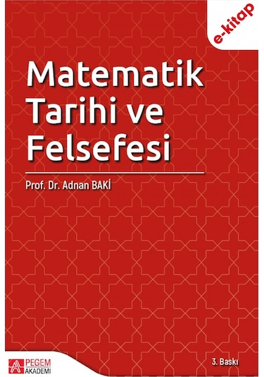 Matematik Tarihi Ve Felsefesi E-kitap