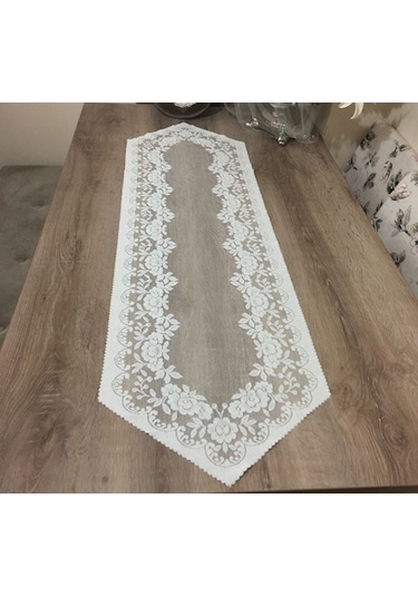 Örme Tül Runner 40x140 Cm