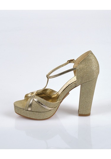 Natty Shoes Altın Kadın Ayakkabı 20119108 001