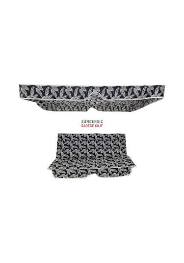 Salıncak Minder Kılıf Takımı(Süngersiz)2 Kişilik Minder-Siyahtüy (532720735)