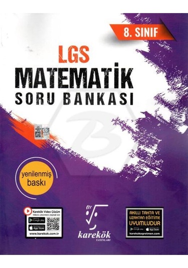 Karekök Yyayınları 8.sınıf Lgs Matematik Soru Bankası