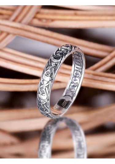 Lucente Kurtarıp Kolla 925 Gümüş Yüzük 214887614 Gri