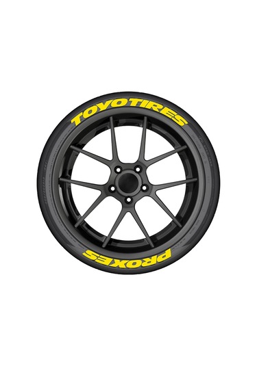 Bir Lastik Mektup Araba Lastiği Styling Dekoratif Sticker Pvc Su Geçirmez Kişiselleştirilmiş 1w Toyo 1 Piece Set