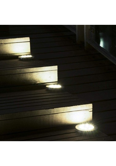 Technojet Solar Güneş Enerjili 8 Ledli Kazıklı Çim Zemin Bahçe Ay (546890323) Çok Renkli