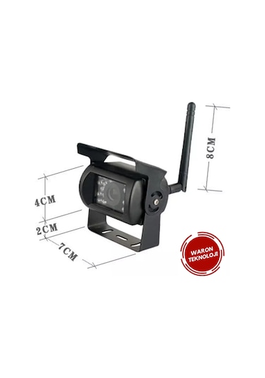 Kablosuz 7 İnç Monitör ve 18 Ledli Kablosuz Gece Görüş Kamerası