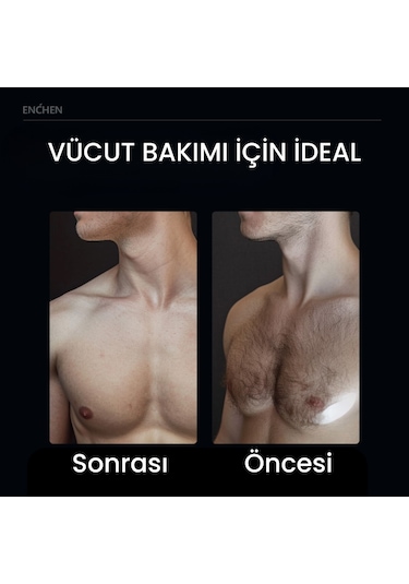 Enchen Spark 2 Led Işıklı Şarjlı Çok Fonksiyonlu Saç Ve Tıraş Makinesi