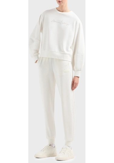 Armani Exchange Bayan Sweat 3dym13 Yjffz 1125 Beyaz