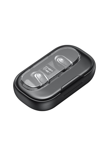 Geeksen Bt5.4 Kablosuz Spor Kulaklık - Su Geçirmez, 5 Saat Müzik, Şarj Kutusu İle Oyun Modu Siyah/beyaz