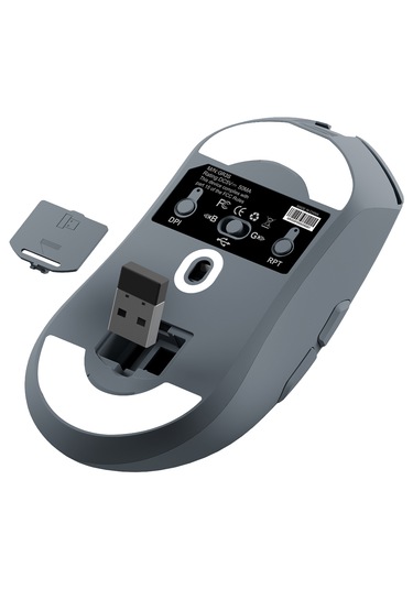 Gameraider Gr3s Silver Fog Pixart 3395 Sensör Kablosuz Gaming Mouse