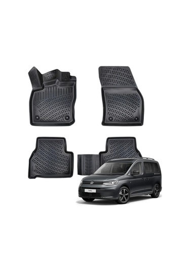 Vw Caddy 3D Havuzlu Paspas 2021-