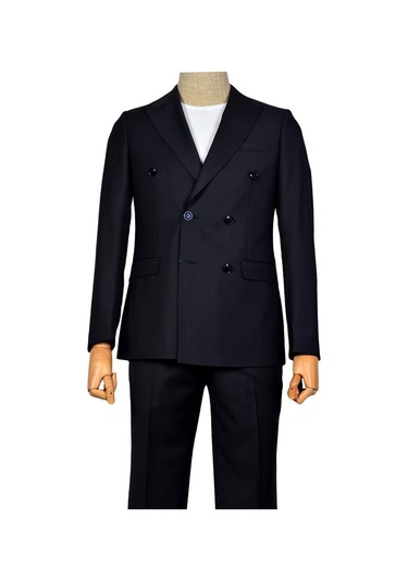 Düz Kruvaze Takım Elbise (548481135)