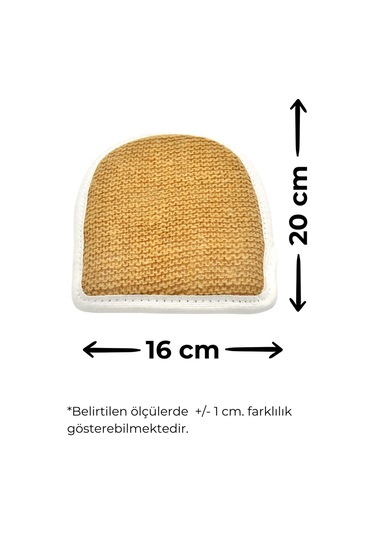 Doğal Jüt İp 3'lü Banyo Lifi Hamam Kese Seti Yüz + Vücud + Sırt - Set8