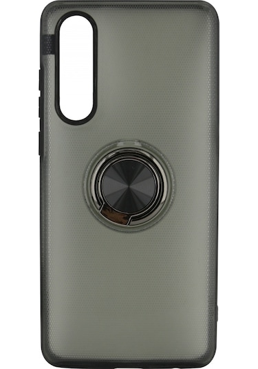 Nettech Huawei P30 Uyumlu Armour Yüzüklü Seri Arka Koruma Kılıf