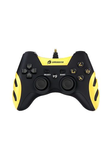 Gamebooster Gb-j54y Ps3 / Pc Uyumlu Sarı Kablolu Dualshock Titreşimli Gamepad