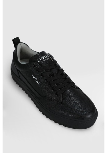 Siyah Hakiki Deri Bağcıklı Erkek Casual Ayakkabı Philip M Siyah Siyah Hakiki Deri Bağcıklı Erkek Casual Ayakkabı Philip M Siyah