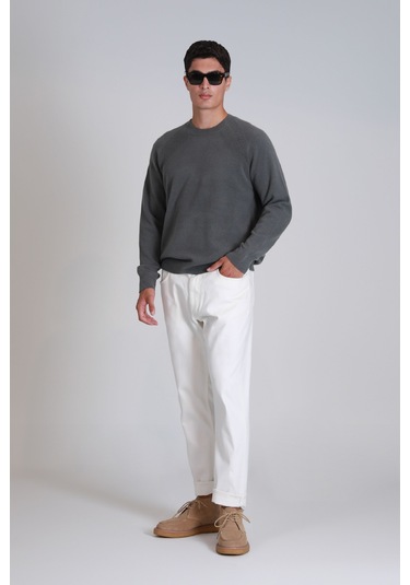 Lufian Moon Erkek Kazak Duman Yeşili Duman Yeşili 112090128100692 Duman Yeşili