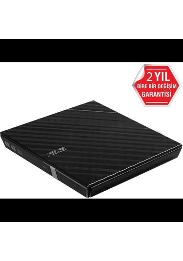 Asus Sdrw-08d2s-u Lite, Usb 2.0, External, Siyah, Slim, Optik Okuyucu/yazıcı