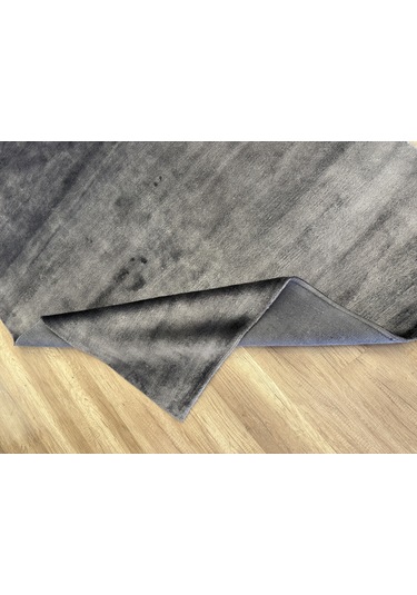 Hoom Rugs Sina Antrasit %100 Doğal Yün & Viskon El Dokuma Modern Halı Antrasit