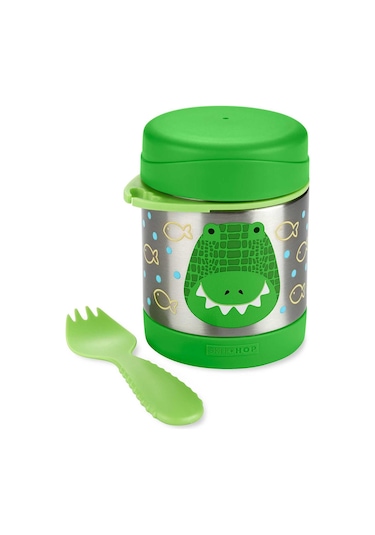 Skip Hop Paslanmaz Çelik Termos Timsah Yeşil