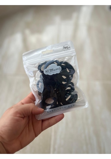 Büyük Boy 20 Adet Kaliteli Lastik Toka Siyah