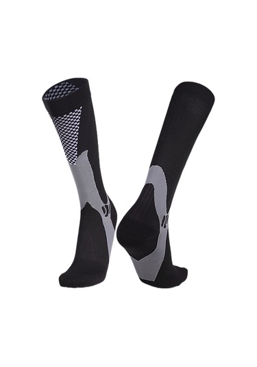 Neevoyu Spor Kompresyon Çorapları - Bisiklet Ve Futbol İçin - Orta Boy - Nemi Absorbe Edici - Havalandırıcı - Dayanıklı - Unisex - Siyah - 1 Çift Siyah Neevoyu Spor Kompresyon Çorapları - Bisiklet Ve Futbol İçin - Orta Boy - Nemi Absorbe Edici - Havalandırıcı - Dayanıklı - Unisex - Siyah - 1 Çift Siyah